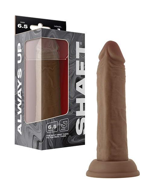 The Soft Hum Shaft Model J Liquid Silicone 6.5" Dong - Oak