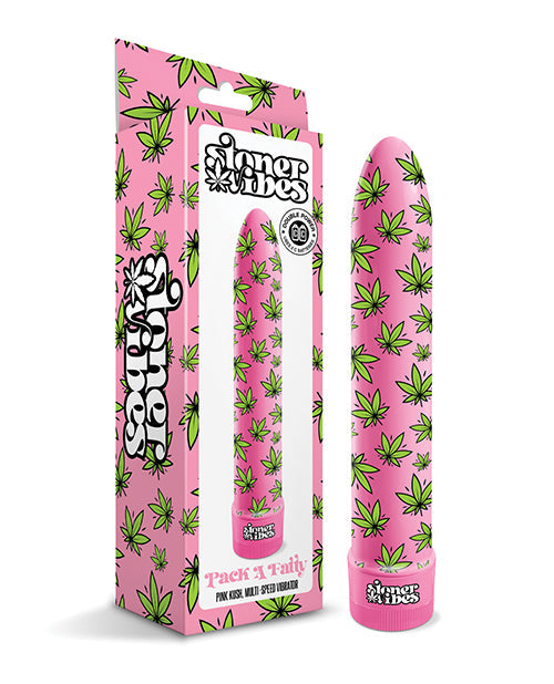 The Soft Hum Stoner Vibes Pack A Fatty Multi Speed Vibrator - Pink Kush