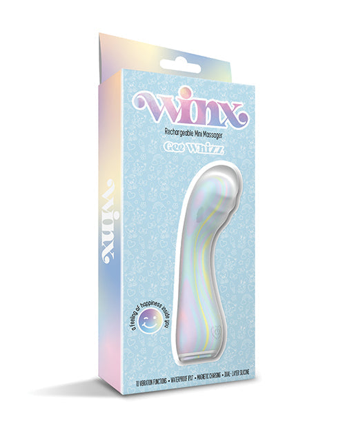 The Soft Hum WINX Gee Whiz Squishy Silicone Vibrator - Multi-Color