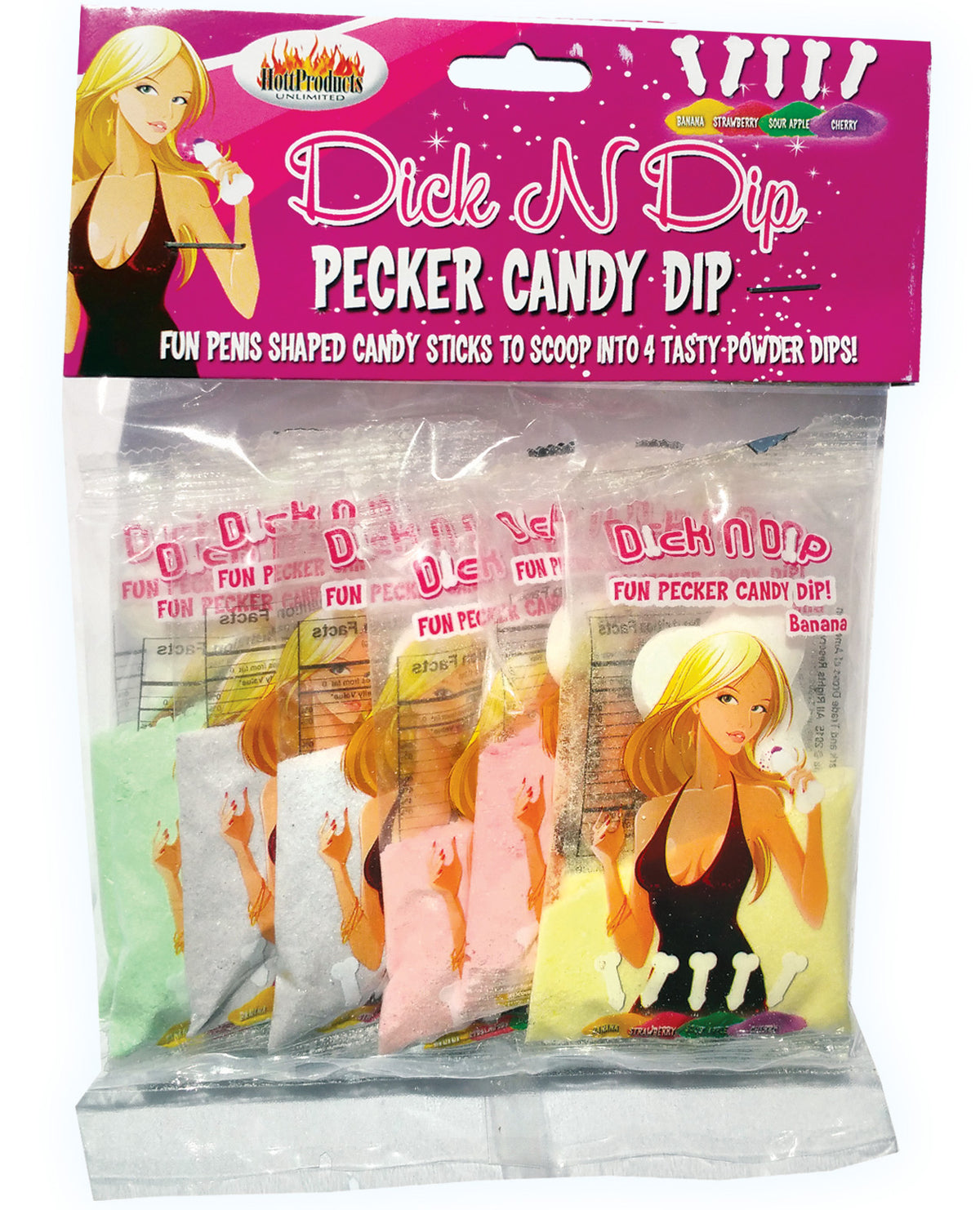 The Soft Hum Dick n' Dip - Asst. Flavors Pack of 8