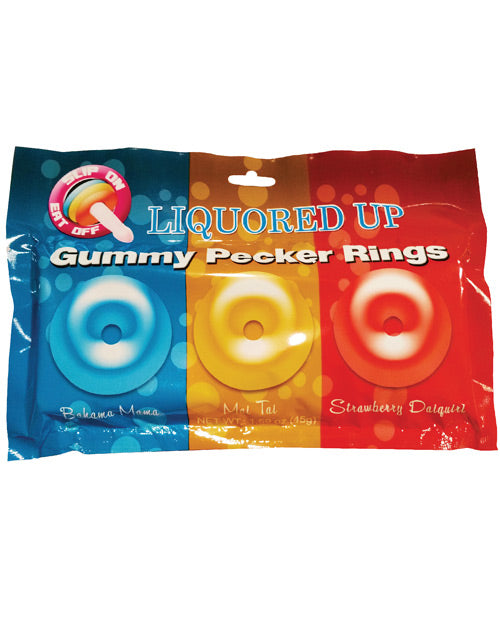 The Soft Hum Liquored Up Pecker Gummy Rings - Pack of 3