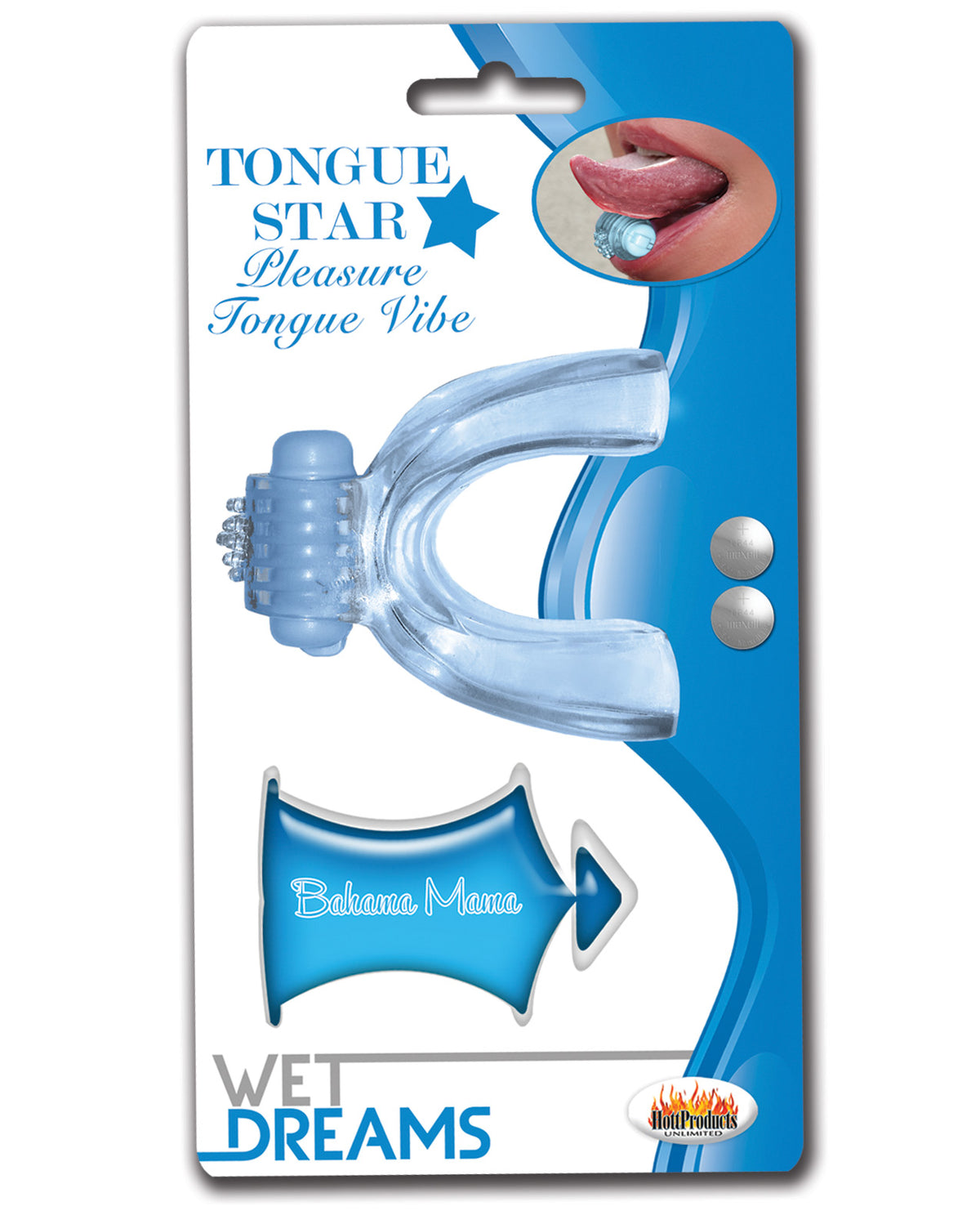 The Soft Hum Wet Dreams Tongue Star Vibe - Blue