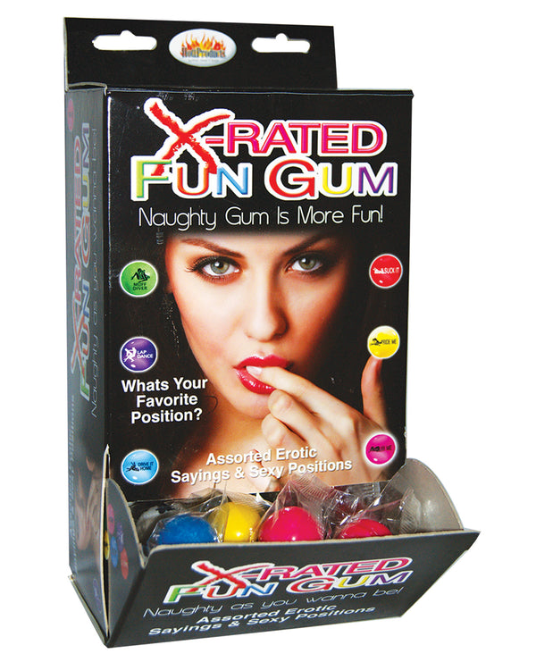 The Soft Hum X-Rated Fun Gum Fishbowl - Asst. Bowl of 90