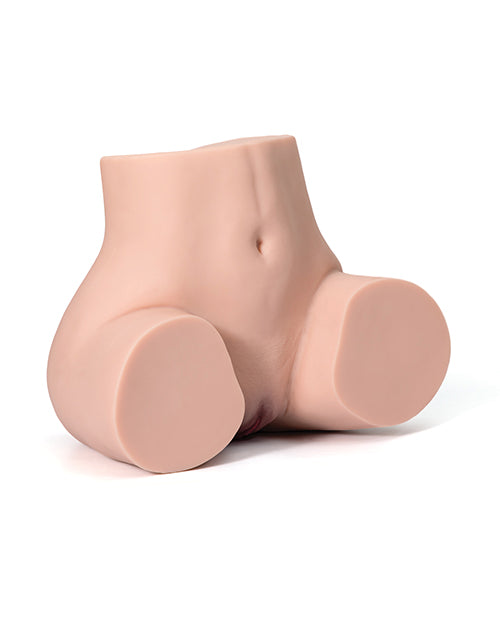 The Soft Hum Peach Realistic Butt w/Vagina Anal Sex Doll Torso