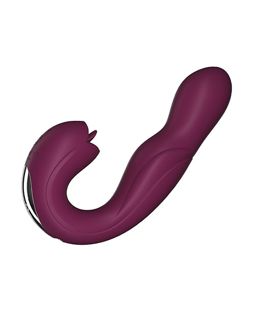 The Soft Hum Joi Rotating Head G-Spot Vibrator & Clit Licker - Purple