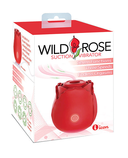 The Soft Hum Wild Rose Classic Vibrator - Red