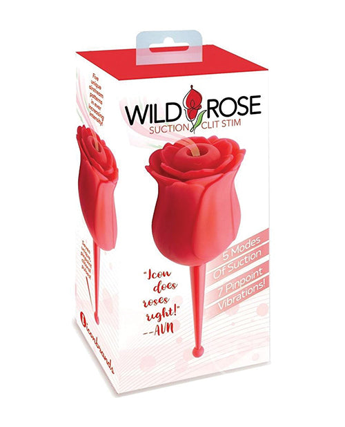 The Soft Hum Wild Rose Le Pointe Vibrator - Red
