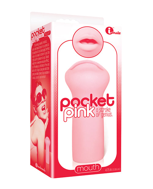 The Soft Hum The 9's Pocket Pink Mini Mouth Masturbator