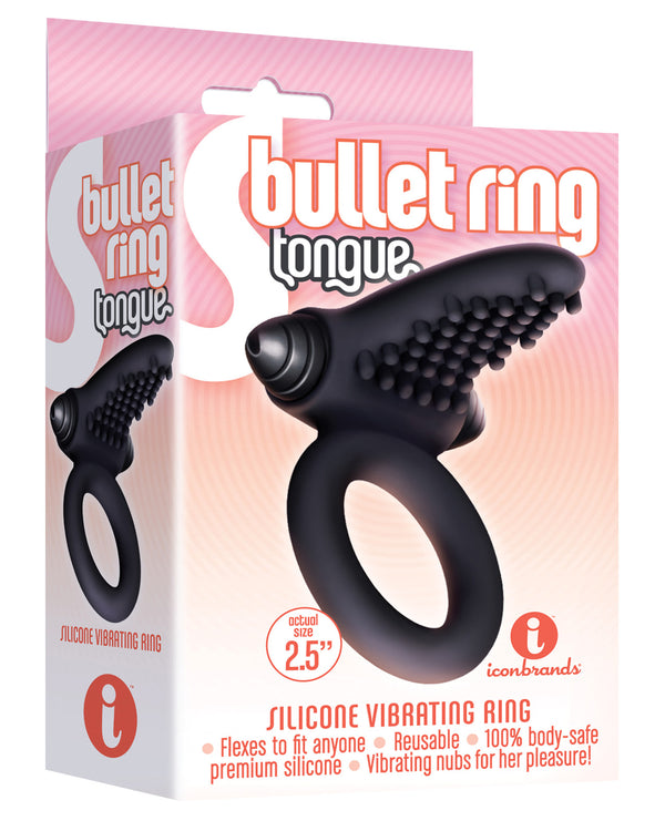 The Soft Hum The 9's S Bullet Ring - Tongue