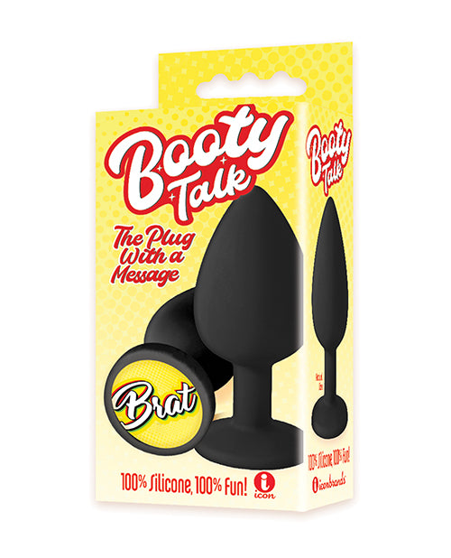 The Soft Hum The 9's Booty Calls Brat Plug - Black