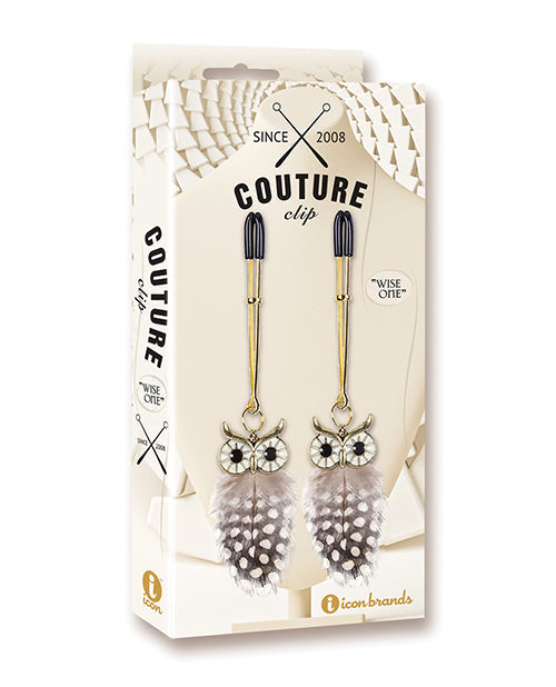 The Soft Hum Couture Clips Luxury Nipple Clamps - Wise One