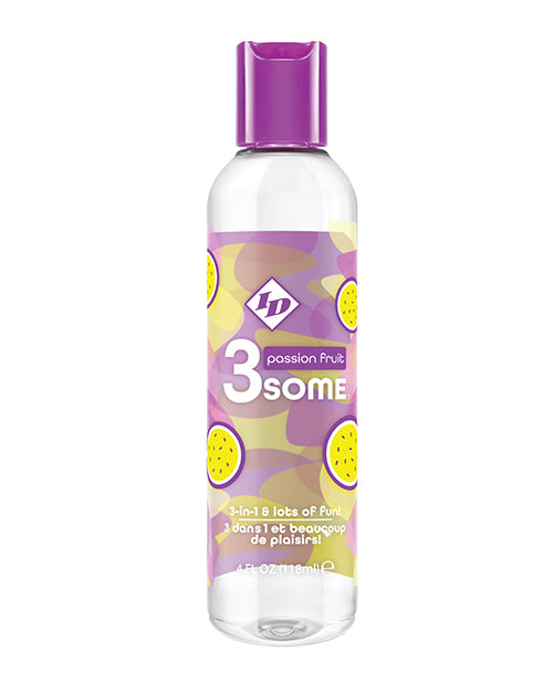 The Soft Hum ID 3some 3 in 1 Lubricant - 4 oz Passion Fruit