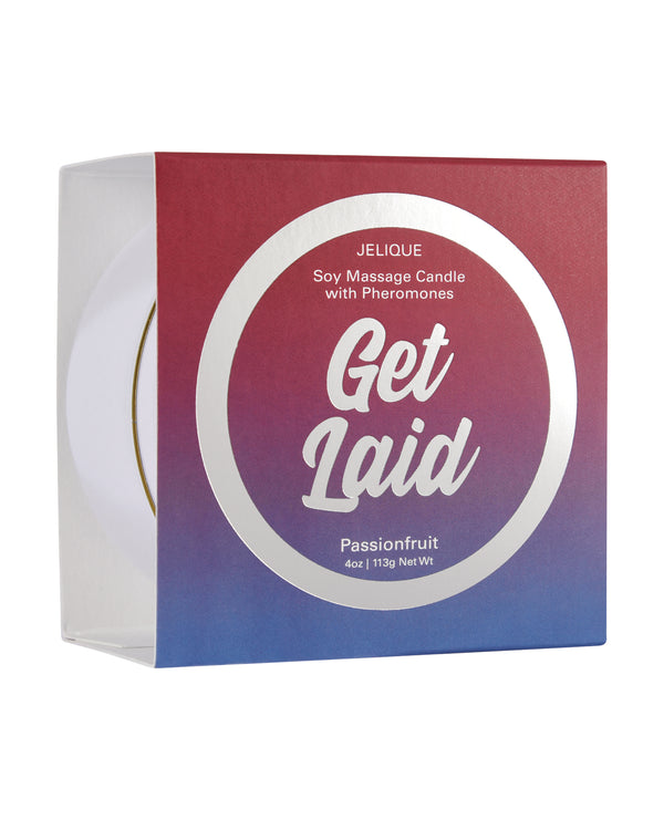 The Soft Hum Jelique Massage Candle - 4 oz Get Laid Passion Fruit