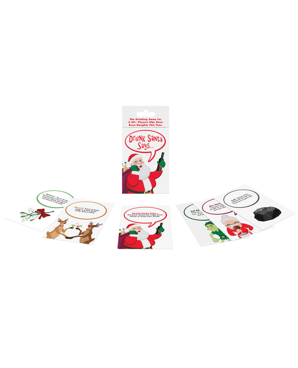 The Soft Hum Drunk Santa Says Card Game