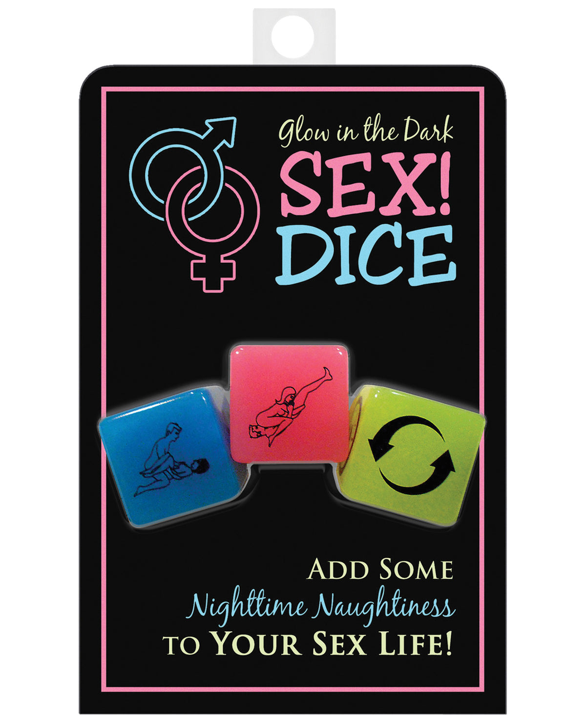 The Soft Hum Glow in the Dark Sex! Dice Game