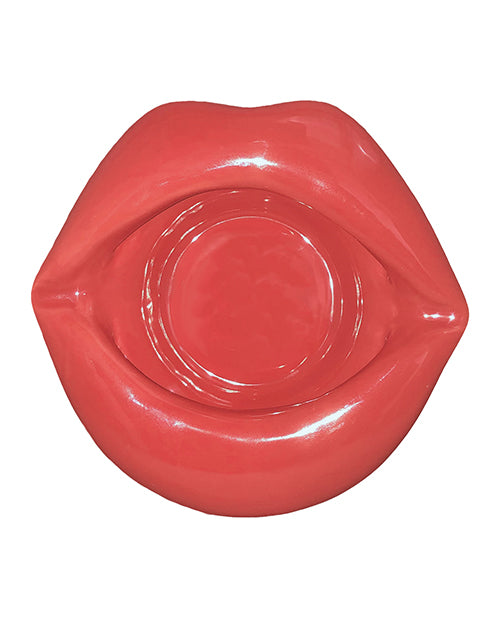 The Soft Hum Lips Ashtray - Red