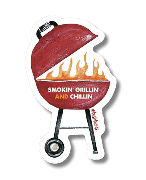 The Soft Hum Grillin Chillin Sticker - Pack of 3