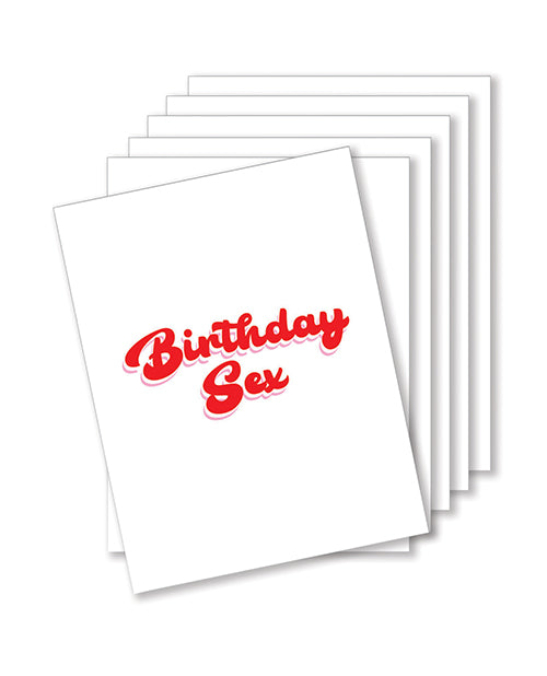 The Soft Hum Birthday Sex Naughty Greeting Card - Pack of 6