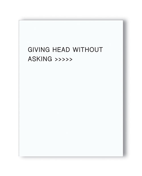 The Soft Hum Giving Head Is Greater Than Naughty Greeting Card