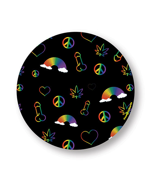 The Soft Hum Rainbow Penis Naughty Sticker - Pack of 3