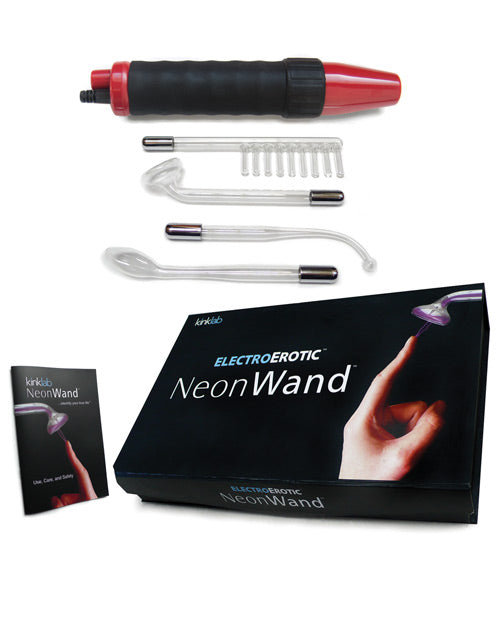 The Soft Hum KinkLab Red Handle Neon Wand w/Red Electrode