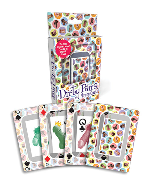 Dirty Penis Waterproof Playing Cards w/Plastic Case