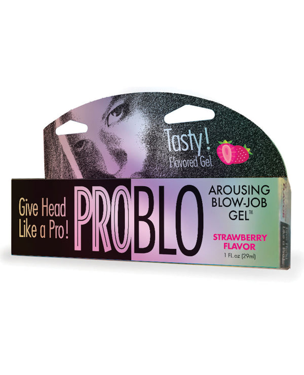 The Soft Hum Pro Blo Oral Pleasure Gel - 1 oz Strawberry