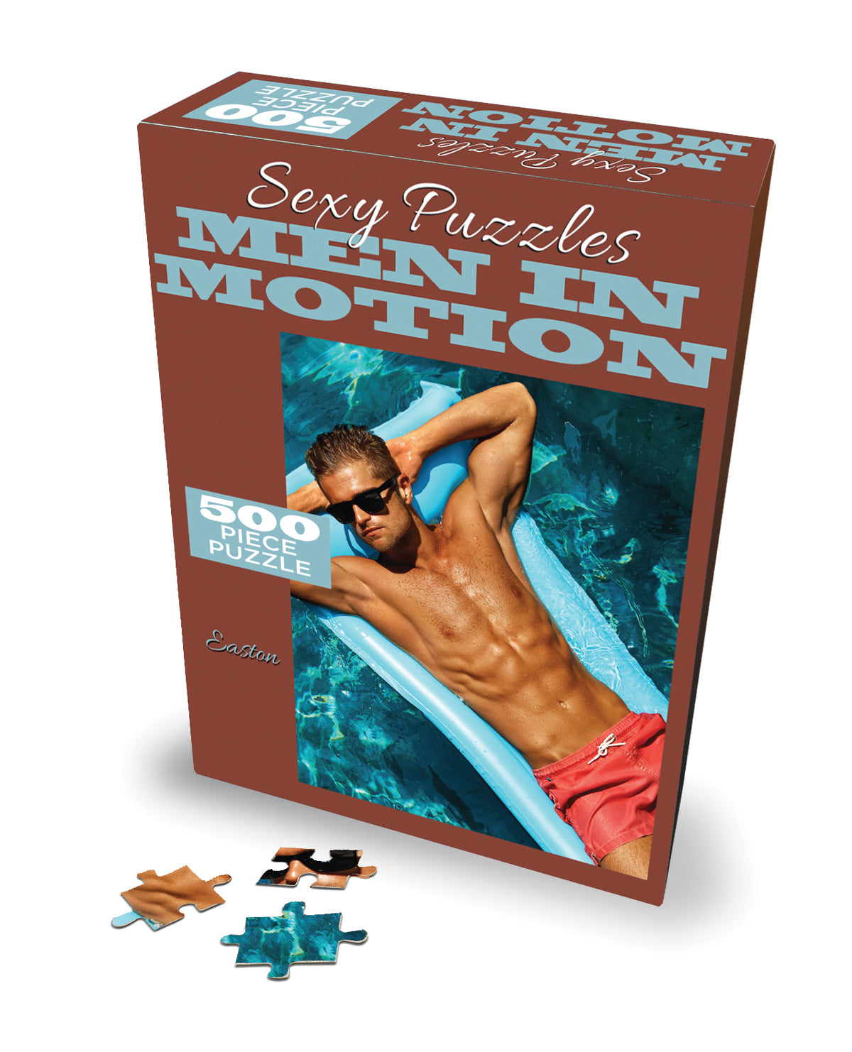 The Soft Hum Sexy 500 pc Puzzles Men in Motion - Easton
