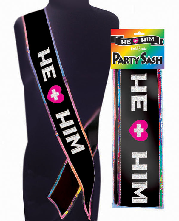 The Soft Hum He + Him Sash