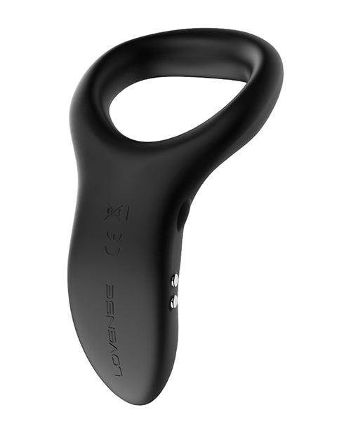 The Soft Hum Lovense Diamo Cock Ring - Black