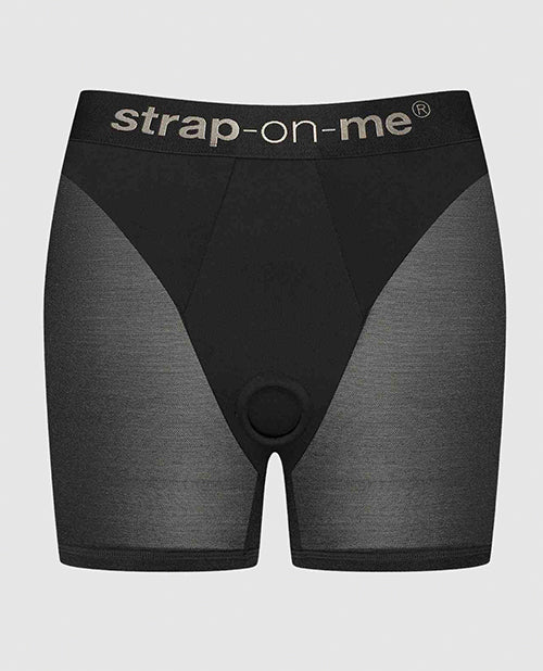 The Soft Hum Strap On Me Halo Lingerie Harness - Black LG