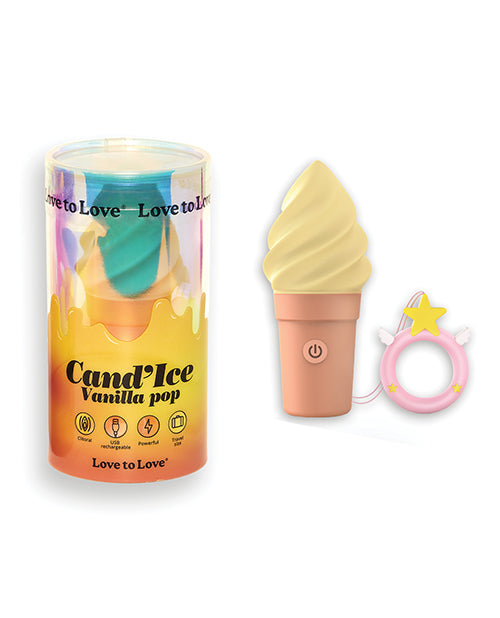 The Soft Hum Love to Love Cand'ice Ice Cream Cone Stimulator - Vanilla Pop