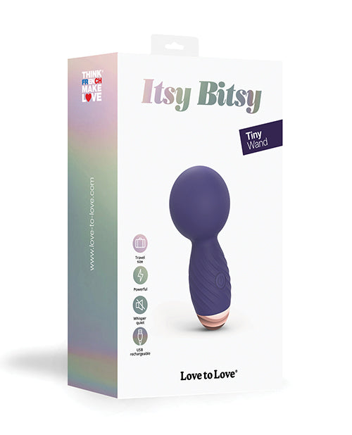 The Soft Hum Love to Love Itsy Bitsy Mini Wand - Midnight Indigo