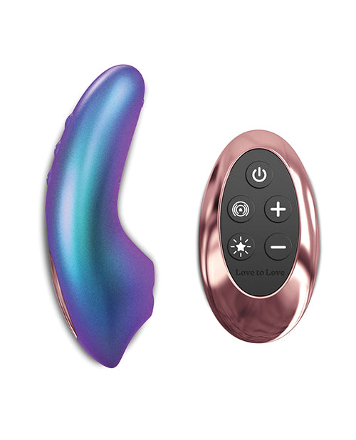 The Soft Hum Love to Love Dreamer Mini Tongue Flicker - Iridescent Turquoise