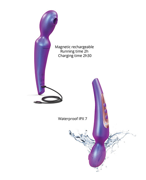 The Soft Hum Love to Love Flapping Head Pleaser Wand - Iridescent Night