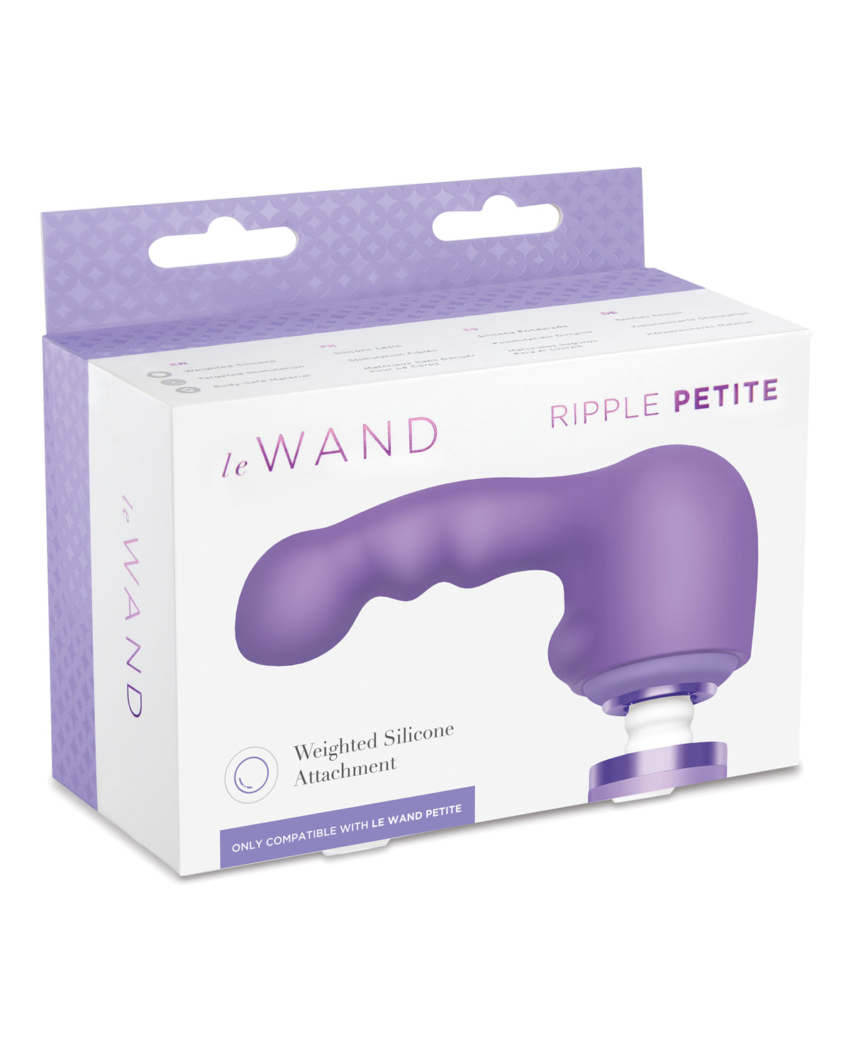 The Soft Hum Le Wand Ripple Petite Weighted Silicone Attachment
