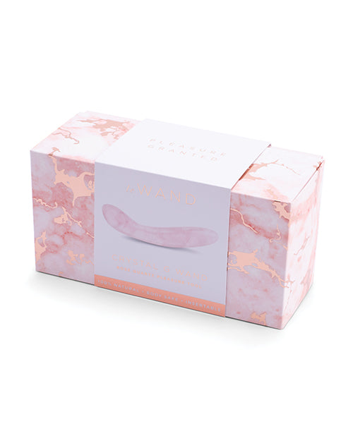 The Soft Hum Le Wand Crystal G-Wand Stimulator - Rose Quartz