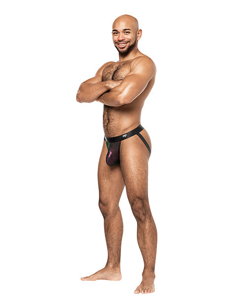 The Soft Hum Hocus Pocus Stretch Poly Spandex Uplift Jock Purple L/XL