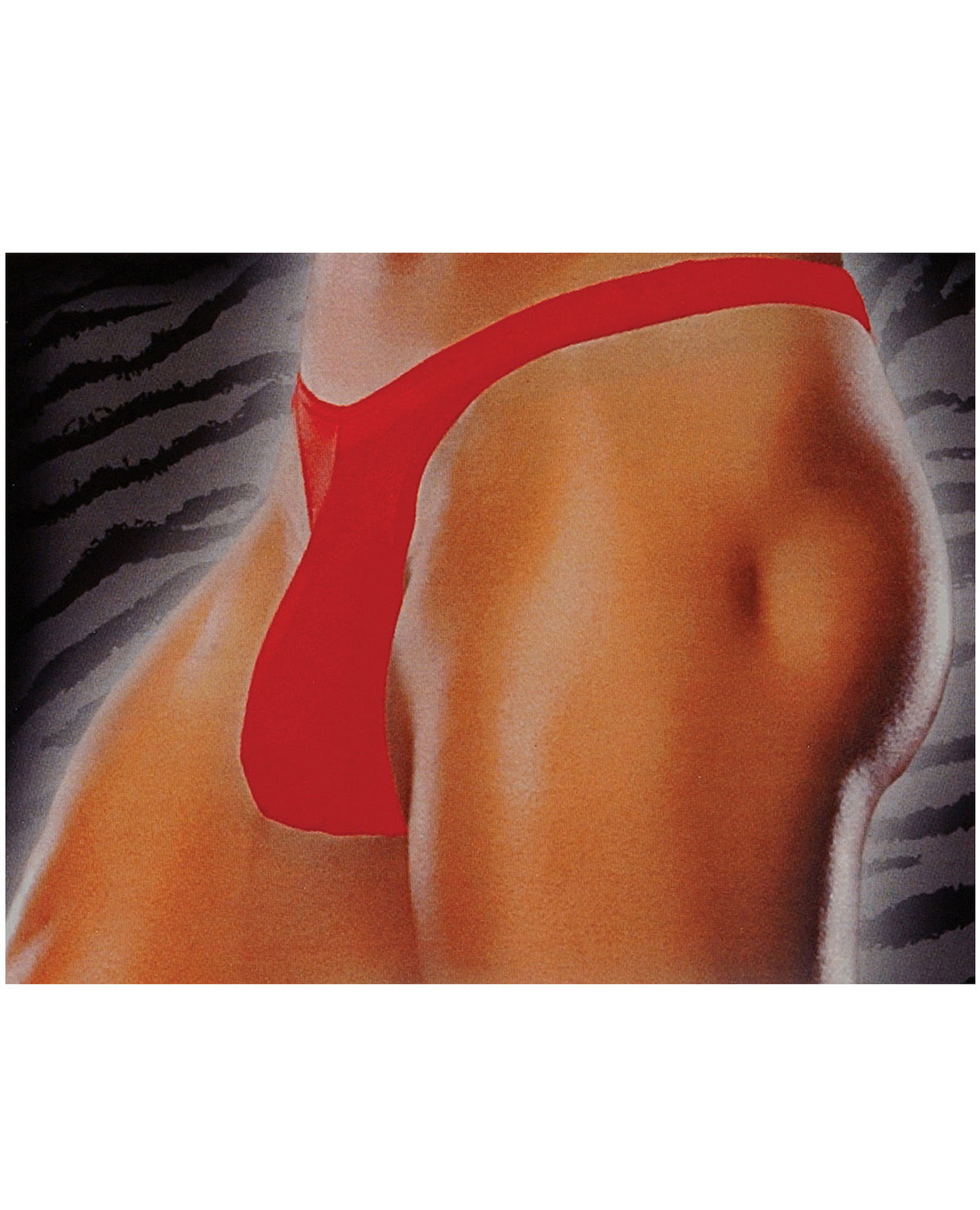 The Soft Hum Male Power Bong Thong Red L/XL