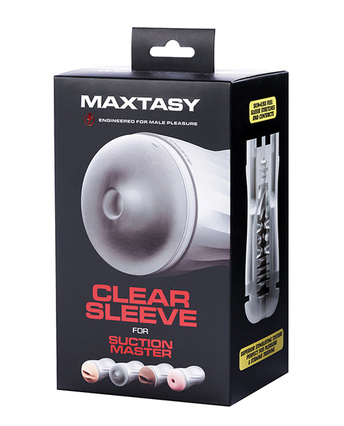 The Soft Hum Maxtasy Suction Master Series Sleeve - Standard Clear