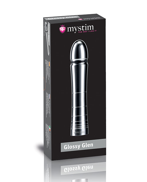The Soft Hum Mystim Glossy Glen e-Stim Aluminum Dildo
