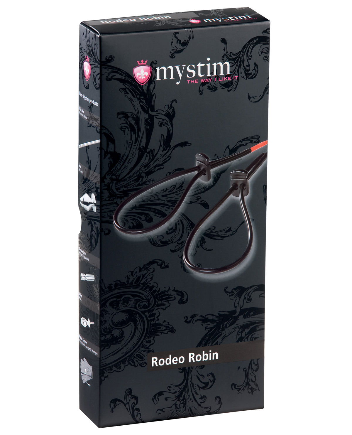 The Soft Hum Mystim Rodeo Robin Penis & Testicle Strap Set - Black