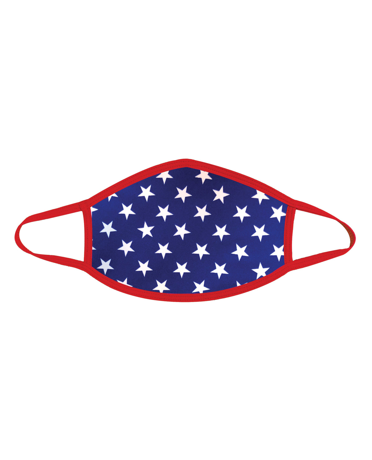 The Soft Hum Neva Nude Murica USA Blue Star Mask w/100% Cotton Liner Red MD