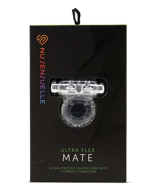 The Soft Hum Nu Sensuelle Mate Ultra Bullet Ring Cockring 7 Function - Clear