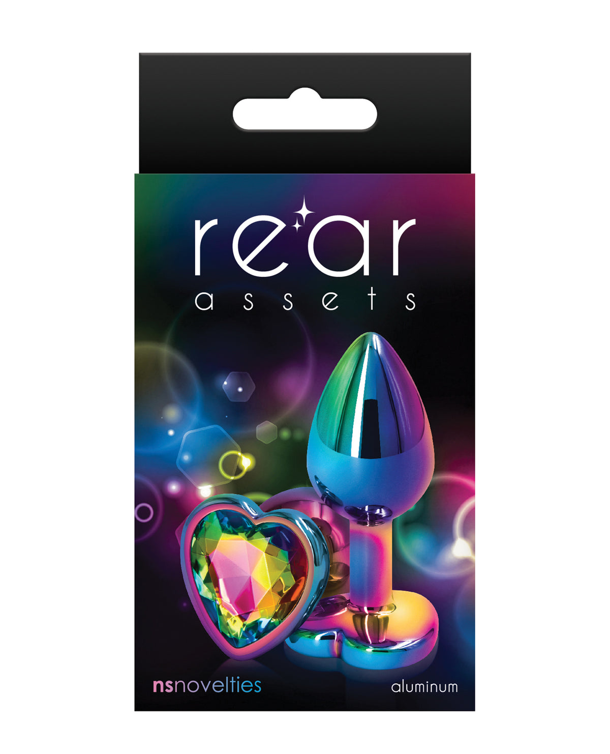 The Soft Hum Rear Assets Multicolor Heart Small - Rainbow