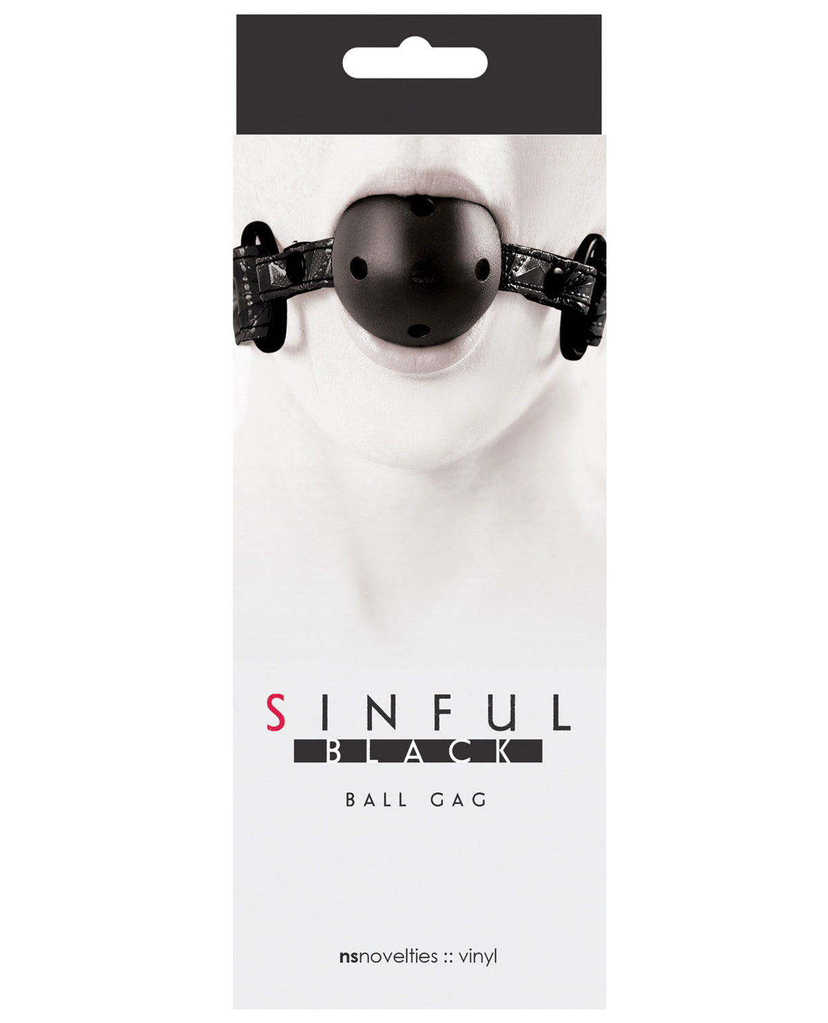 The Soft Hum Sinful Ball Gag - Black