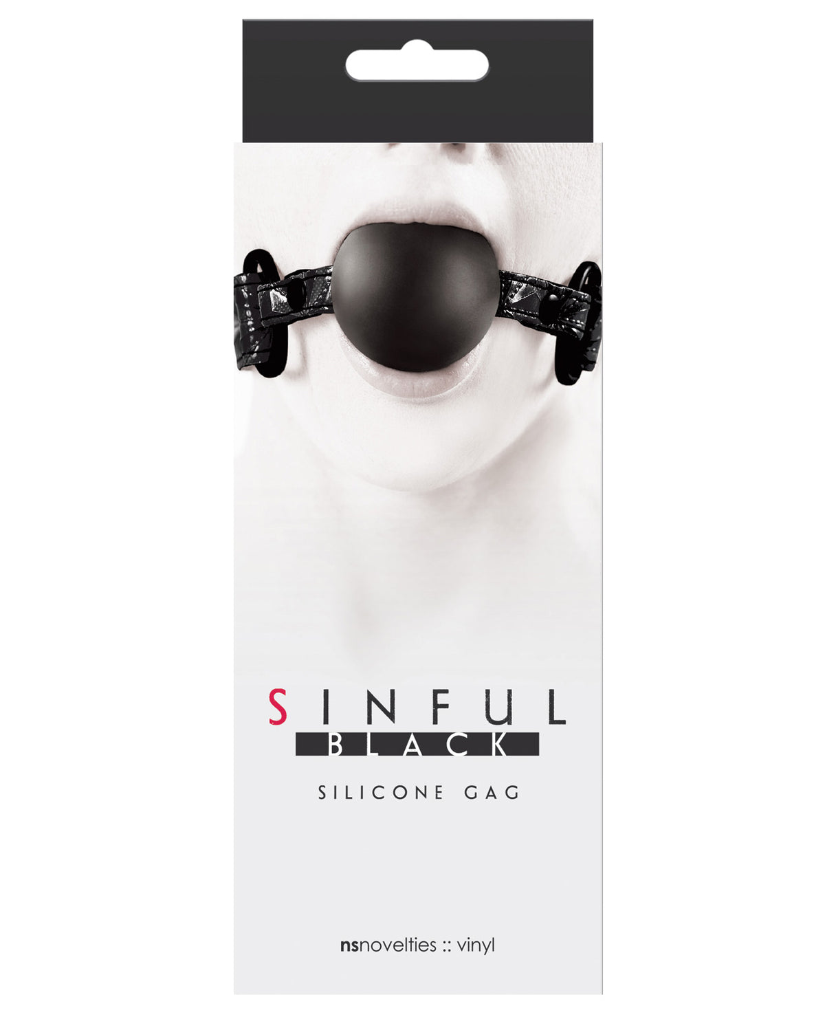 The Soft Hum Sinful Soft Silicone Gag - Black