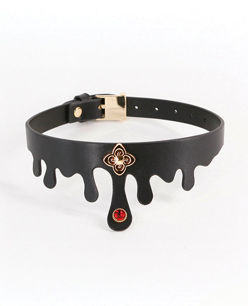 The Soft Hum Fetish & Fashion Elvira Collar - Black
