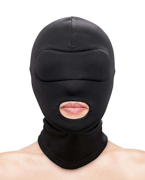 The Soft Hum Fetish & Fashion Mouth Hood - Black