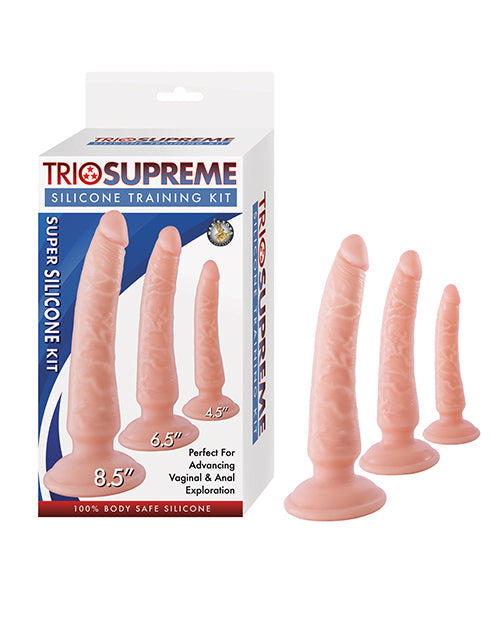 The Soft Hum Nasstoys Trio Supreme Silicone Training Kit - Ivory